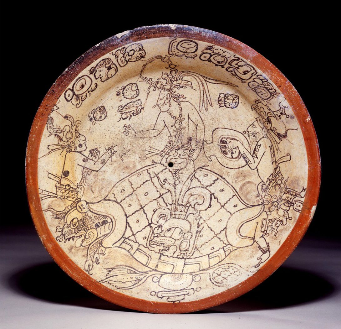 Classic Maya plate