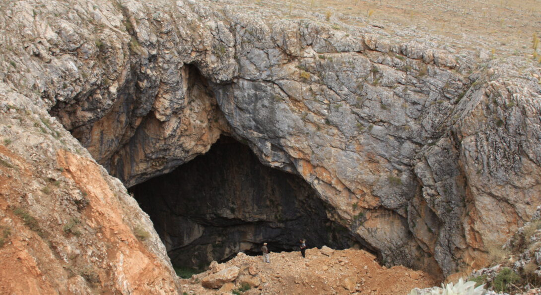 Şangır Mağaza Hellenistic-Roman Sinkhole Sanctuary, near Ilgın, Konya, Turkey. August 2010