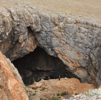 Şangır Mağaza Hellenistic-Roman Sinkhole Sanctuary, near Ilgın, Konya, Turkey. August 2010
                  