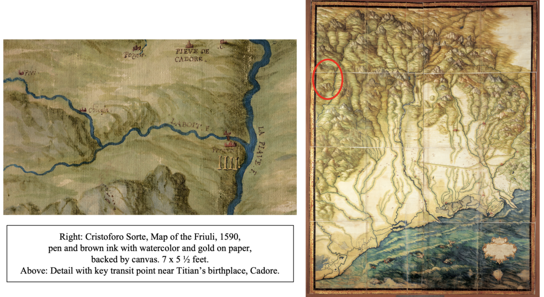 Two maps of from the sixteenth century